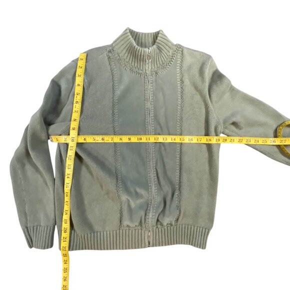 Northern Reflections Zip-Up Sweater – Cozy Knit – Size  L - Picture 2 of 5